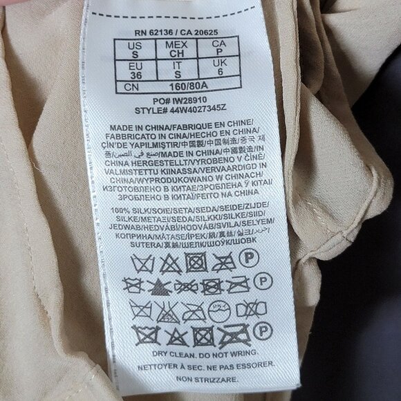 Lot of 2 Silk Tops BCBGMAXAZRIA Marciano Office Work Victorian Elegant Small - Picture 7 of 15